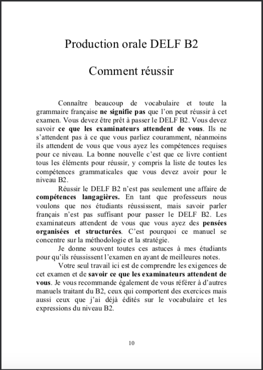 DELF B2 Production Orale M thode Compl te Pour R ussir Get Set French